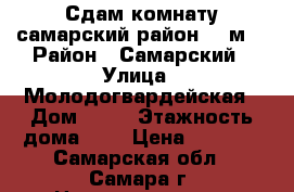 Сдам комнату.самарский район 24 м2 › Район ­ Самарский › Улица ­ Молодогвардейская › Дом ­ 92 › Этажность дома ­ 3 › Цена ­ 6 500 - Самарская обл., Самара г. Недвижимость » Квартиры аренда   